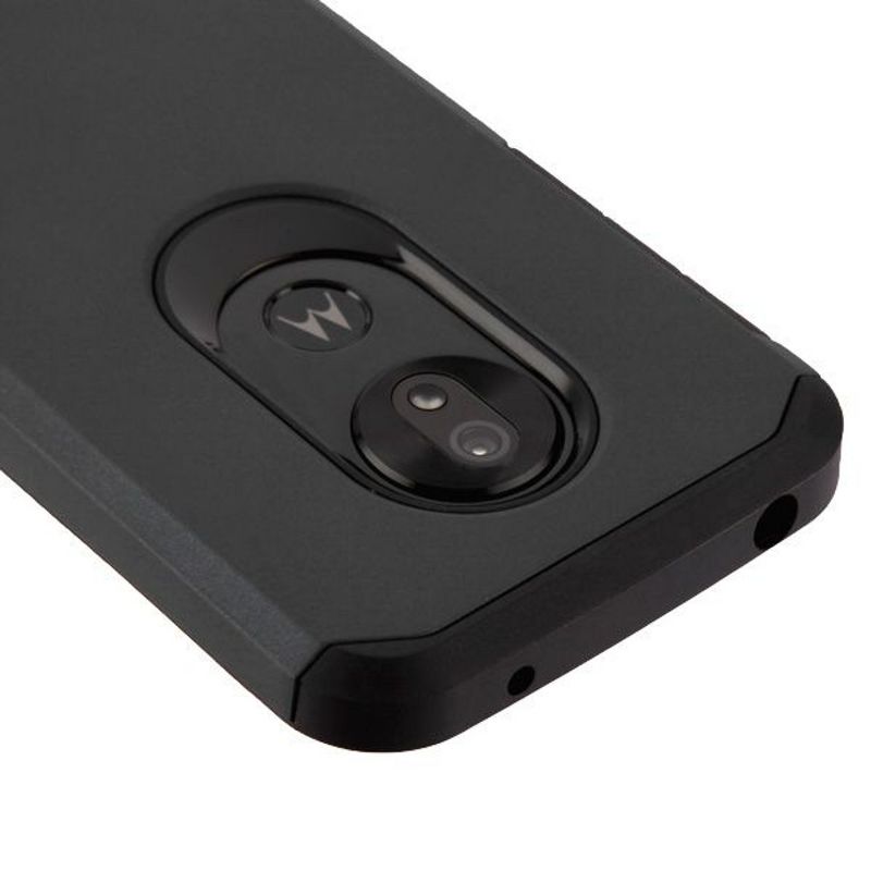 ASMYNA For Motorola Moto G7 Play Black Astronoot Hard TPU Hybrid Plastic Case Cover