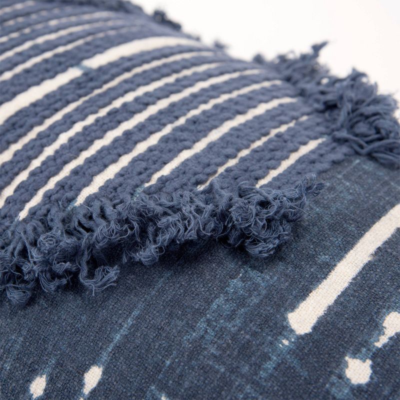 14"x26" Diamond Polyester Filled Throw Pillow Blue - Donny Osmond Home