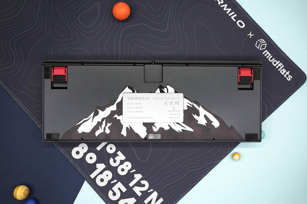 Varmilo VA87M Summit Keyboard 87 Key Wired Cherry MX Speed Silver Switch Keyboard LED Backlight PBT keycaps Ergonomics