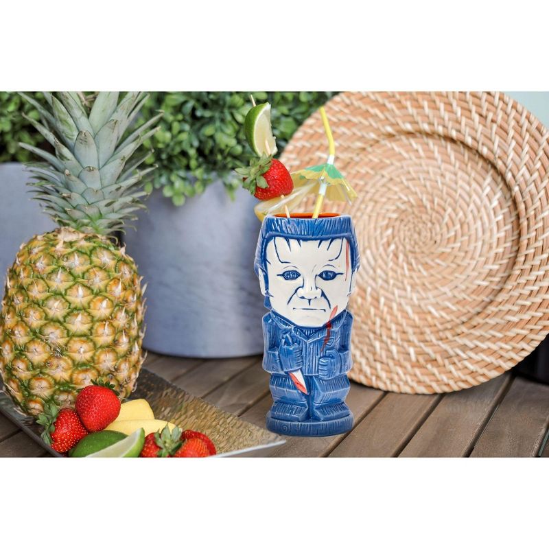 Beeline Creative Geeki Tikis Halloween: The Curse of Michael Myers | Ceramic Tiki Mug 22 Ounces