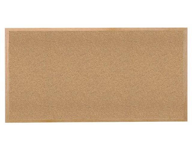 Ghent Push-Pin Bulletin Board, Cork, 48-1/2"H x 96-1/2"W, Natural   WK48