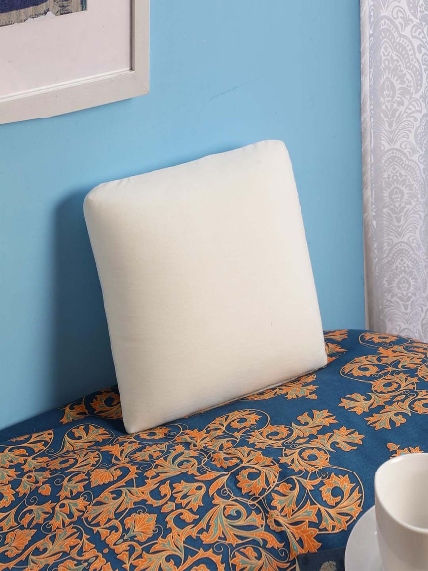 Welspun Easy Sleep White Microfibre Pillow Filler Set of 2