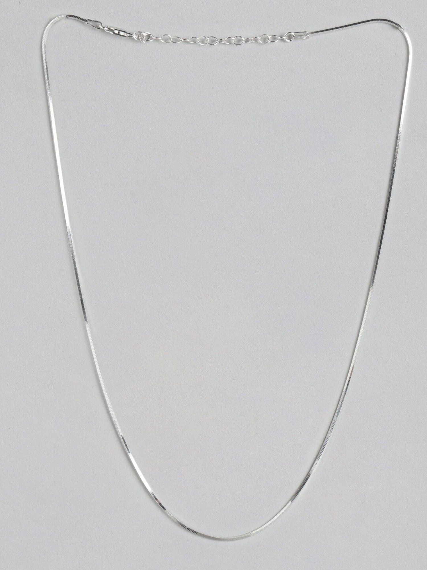 Zavya Sleek and Modern Golden Plated 92.5 Sterling Silver Box Chain