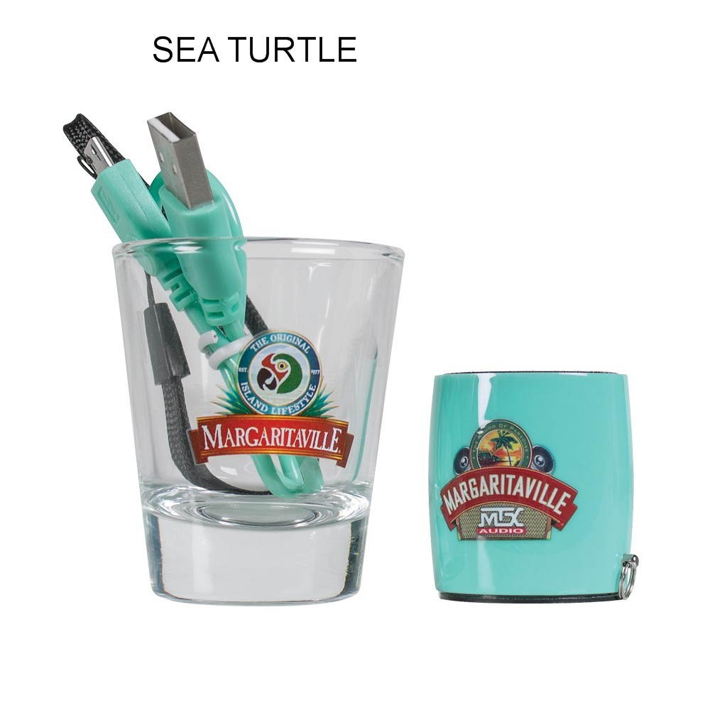 MTX Margaritaville Audio Bluetooth Sound Shot Speaker - Blue | MTX Audio - Serious About Sound&reg;