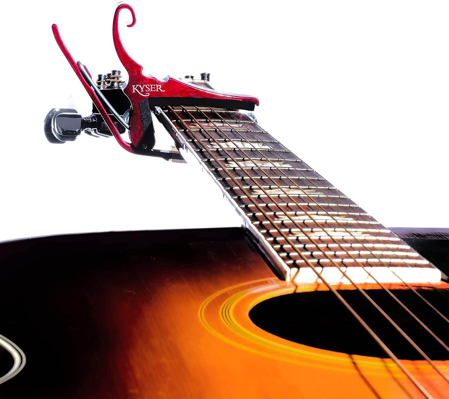 Kyser KG6R Red 6-String Guitar Capo