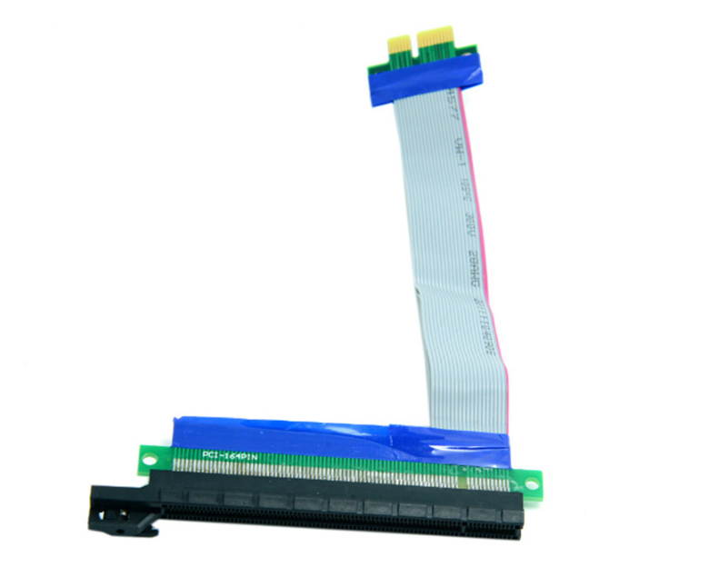 19cm PCI-E Express 1X To 16X Riser Card Extender Extension Ribbon Flex Adapter Cable