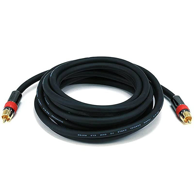 2Male to 2Male RCA Audio Cable 15Feet 10Pack