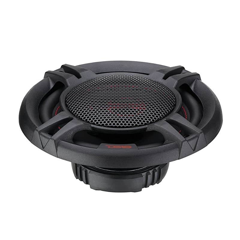 GENX65 Coaxial Speaker 65 3Way 165W Max 50W RMS Black Paper Cone Two Mylar Dome Tweeters 4 Ohms Clarity Unparalled by Other Speakers in Their Class 2 Speakers