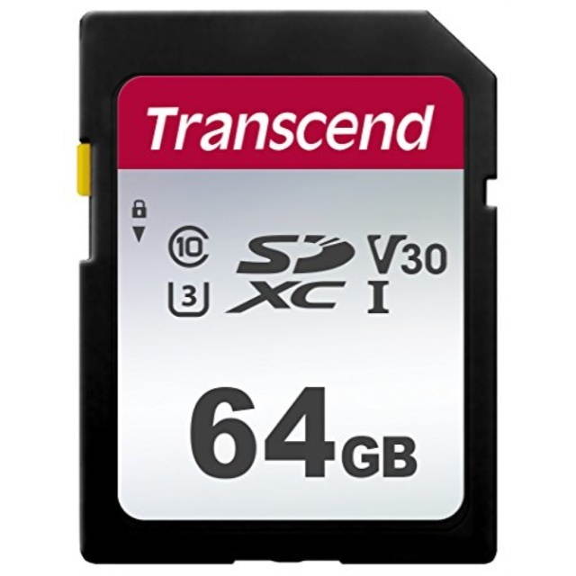 Transcend TS64GSDC300S 64GB UHS-I U3 SD Memory Card