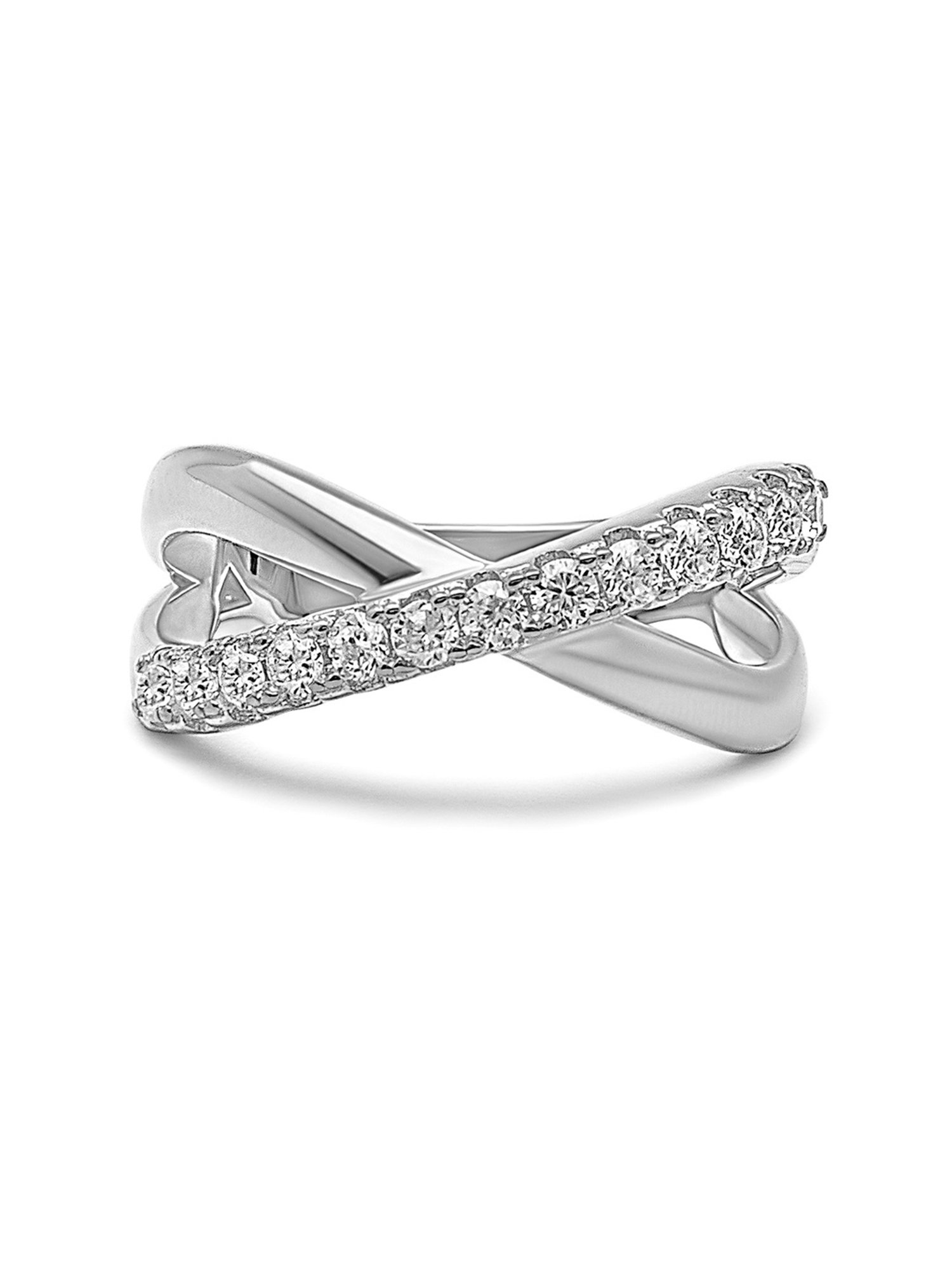 Silberry 92.5 Sterling Silver Crossroad Ring