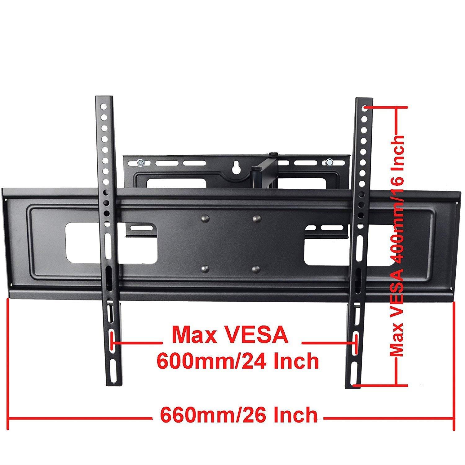 VideoSecu TV Wall Mount for Sharp 42 46 50 55 60 65" LC-50LB261U LC-55LE653U LC-60LE660U LC-65LE654U LC-42LE540U LC-42SV50U LC-46LE540U LC-46SV50U LC-55LE643U LC-60C6600U MW365BBM7 BM7