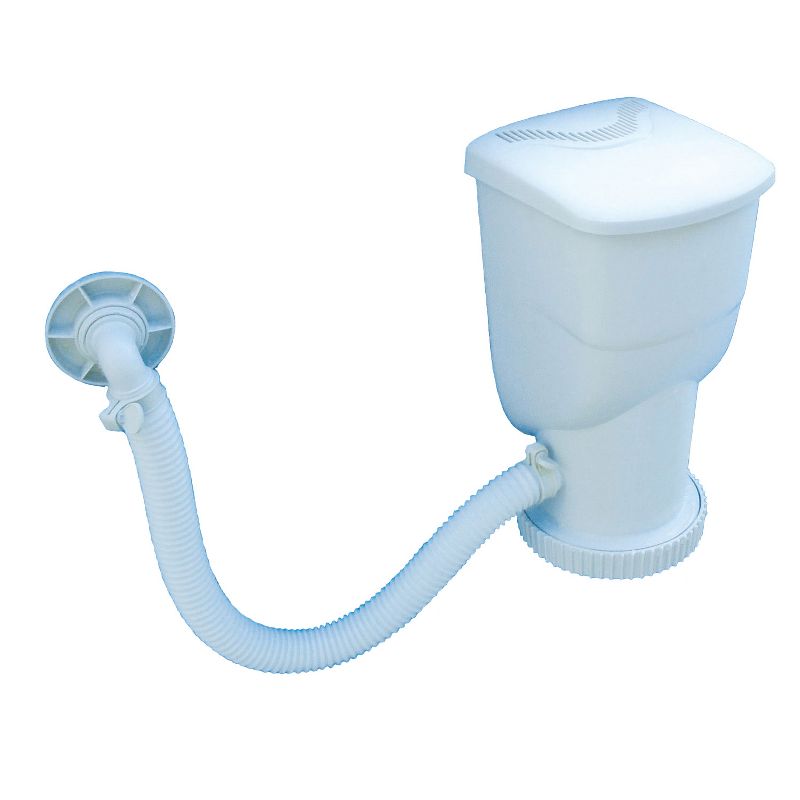 Summer Waves 600 Gallon SkimmerPlus Swimming Pool Filter Pump and 4-Pack of Replacement Type D Filter Cartridges