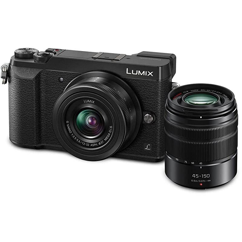 Lumix DMC-GX85 Mirrorless Camera with 12-32 & 45-150mm Lenses and Accessories Kit