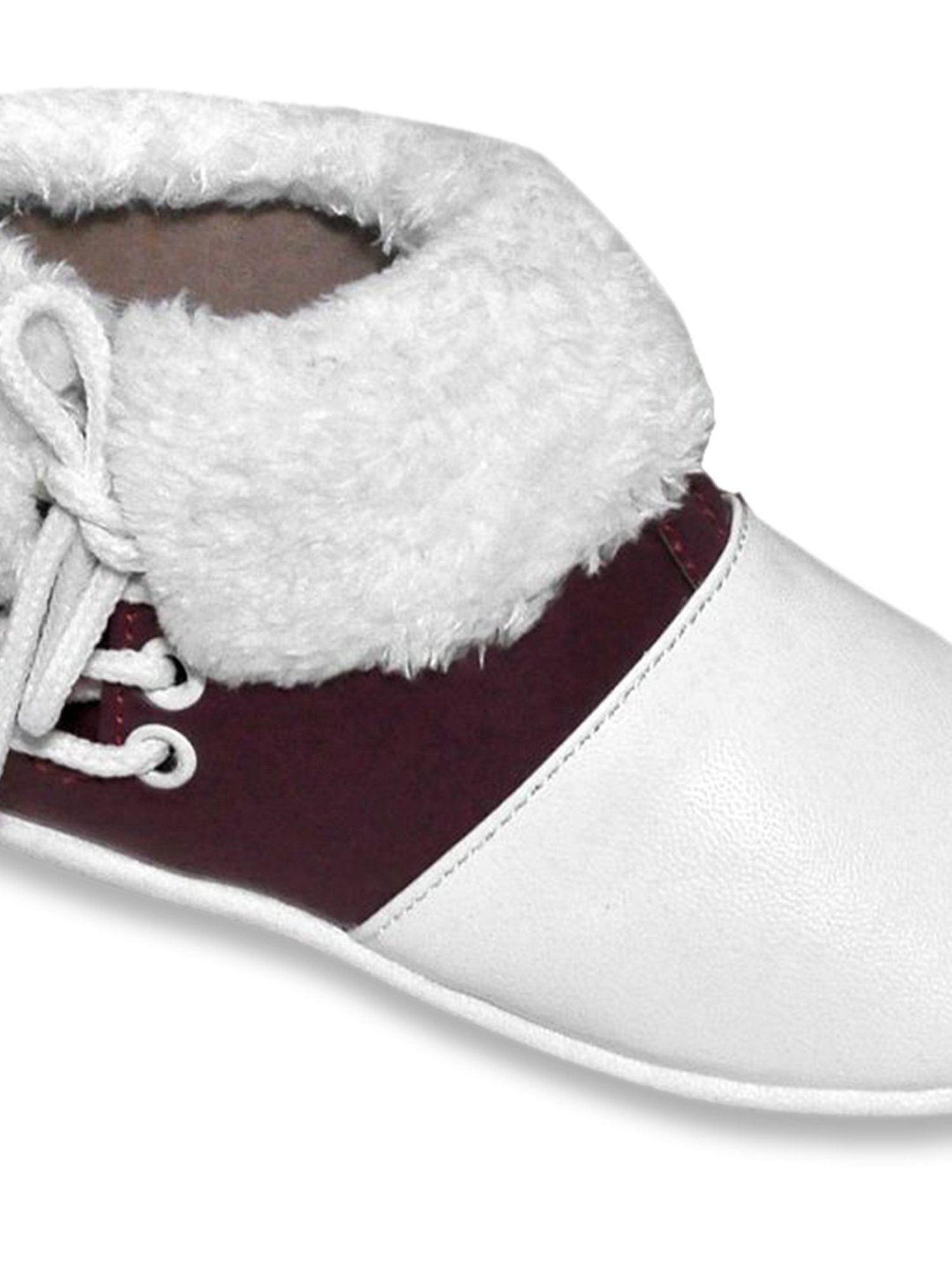 Tiny Bugs Kid's White Snow Boots