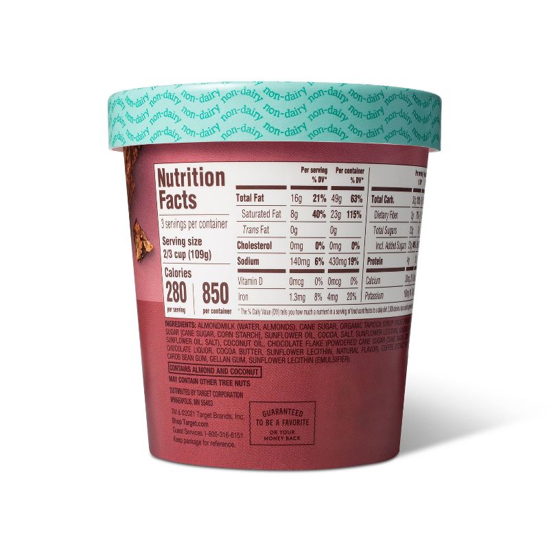 Mocha Almond Fudge Frozen Dessert - 16oz - Favorite Day™