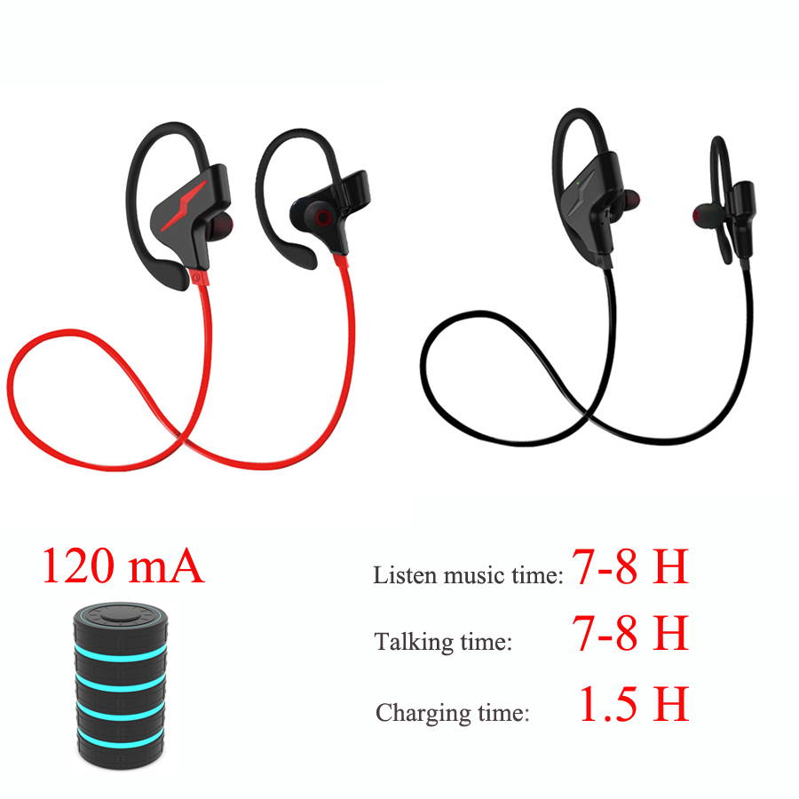 KuWfi S13 Sport bluetooth wireless earphones earbuds auriculares with mic for mobile phone