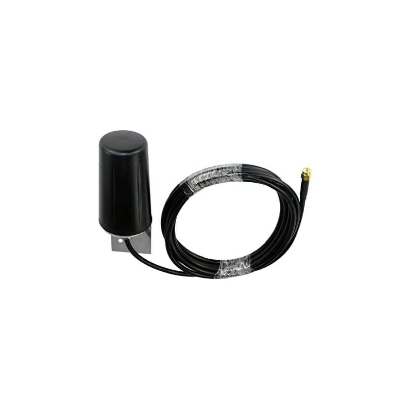 Vandal Resistant Low Profile 3G/4G/LTE Omni-Directional Antenna - 3-5 dBi Gain - Fixed Mount - 10 ft Coax Lead - for Cisco, Cradlepoint, Digi, Novatel, Pepwave, , Sierra Wireless, and Others