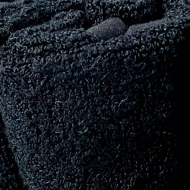 6pc Rayon from Bamboo Day and Night Facial Washcloth Set Black - BedVoyage