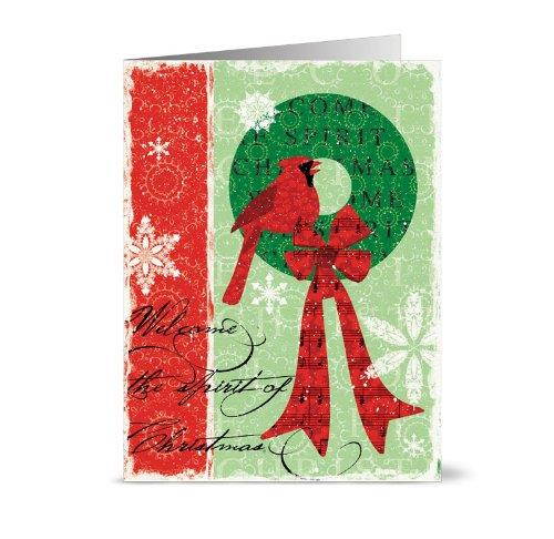 72 Note Cards - Christmas Cardinals - 6 Designs - Including Red Envelopes