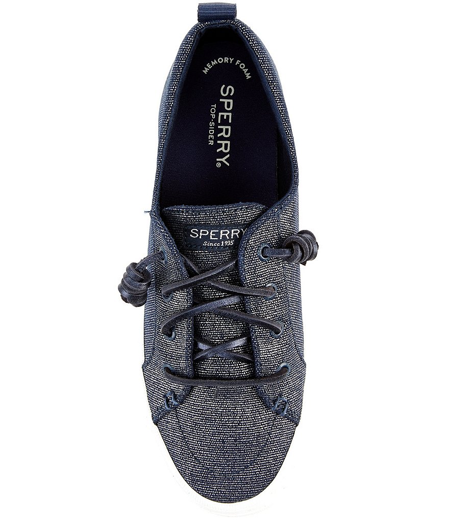 Sperry Crest Vibe Sparkle Textile Sneakers