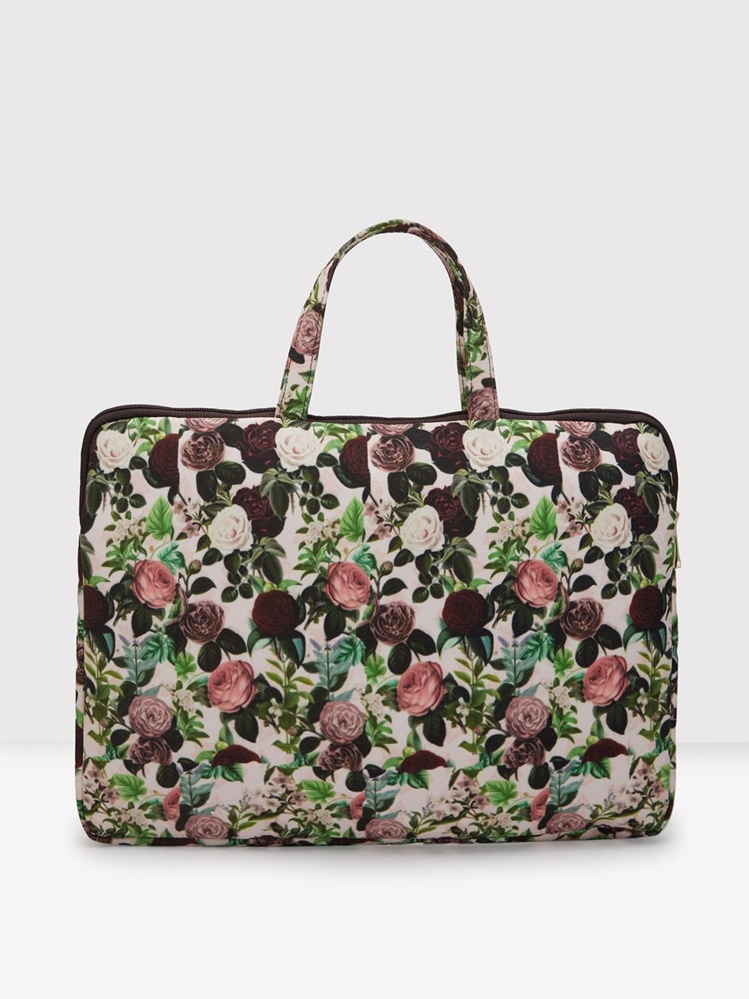 Caprese Burgundy Canvas Large Laptop Messenger Bag