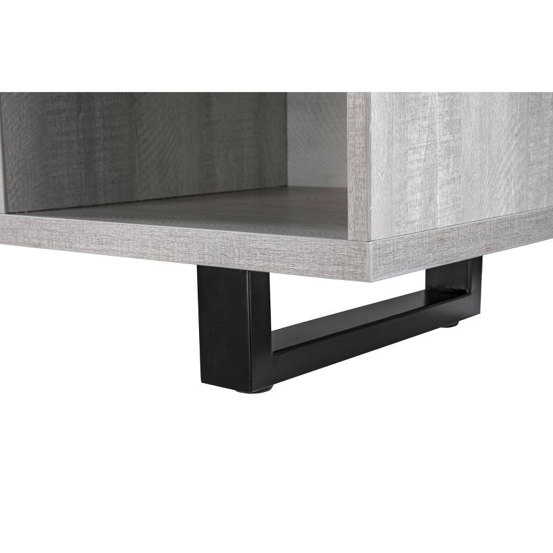 47.6" TV Stand For TVs up to 53" Saw Cut Off White - Home Essentials