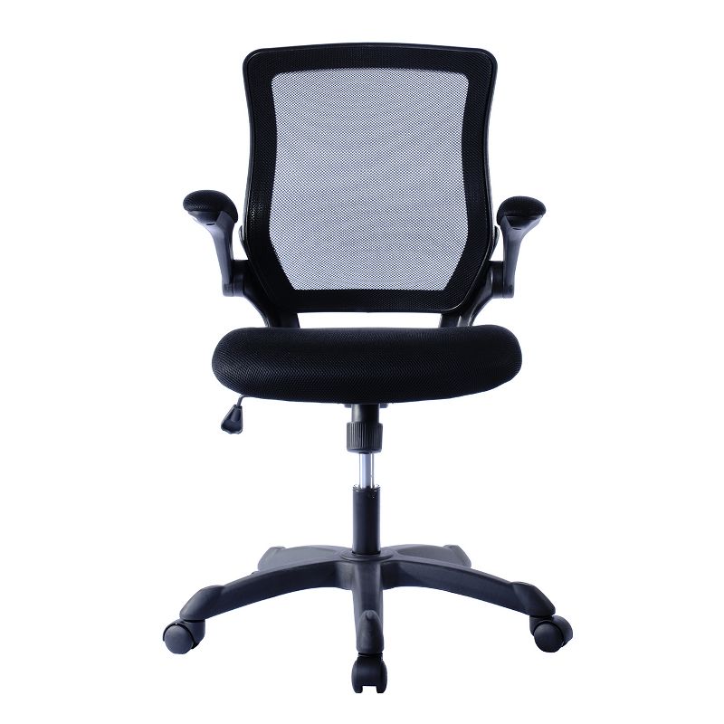 Mesh Task Office Chair with Flip Up Arms Black - Techni Mobili