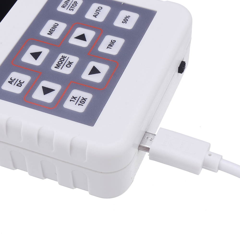 DANIU ADS2050H ADS2031H Handheld Oscilloscope High Precision 5MHz Bandwidth 20M Sampling Rate 2.4 Inch LCD Screen One Key Auto Built-in Lithium Battery