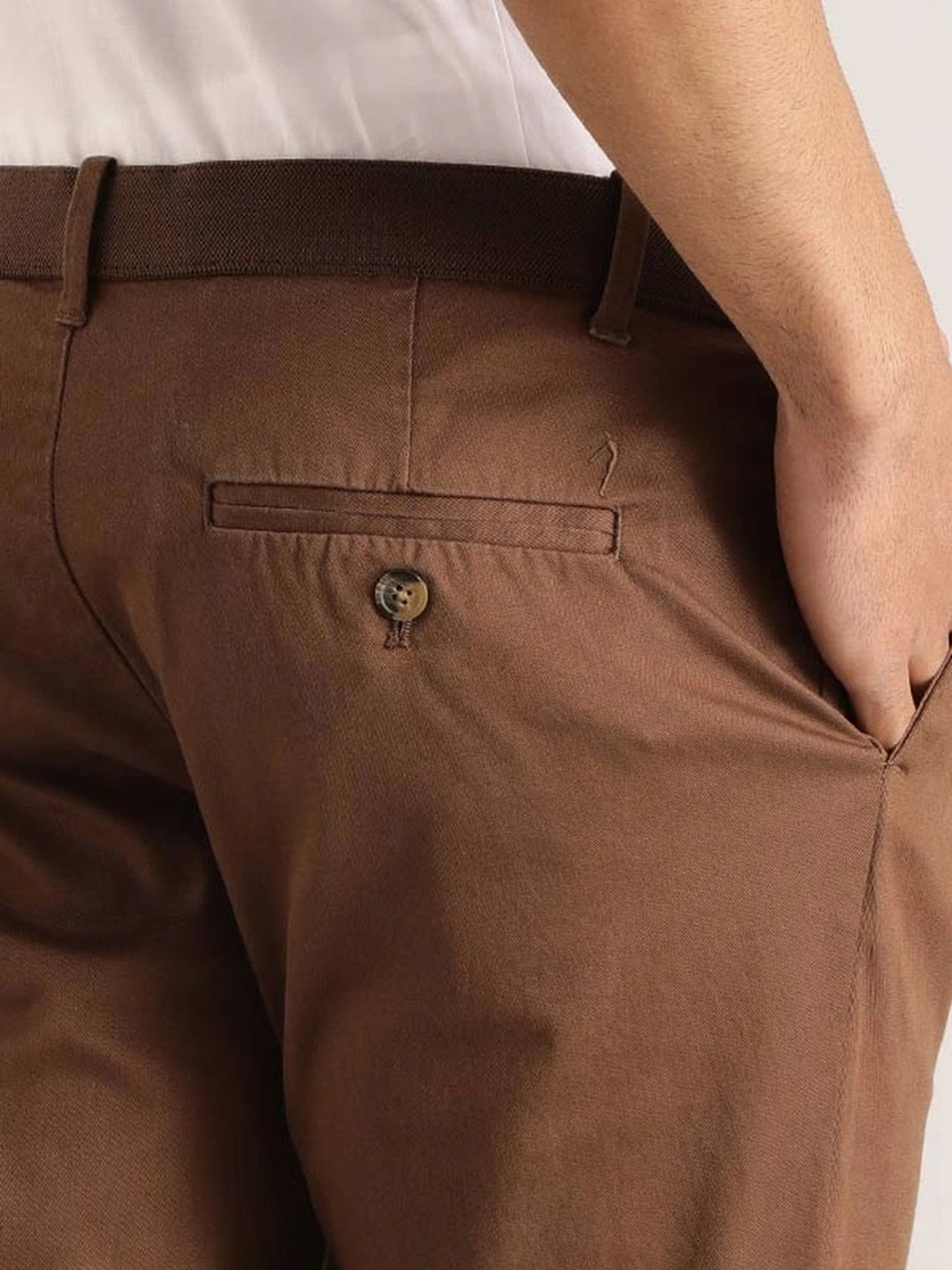 Indian Terrain Choco Tapered Fit Chinos