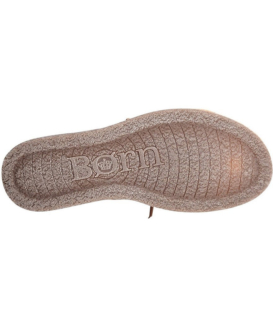 Born Temple II Distressed Leather Lace-Up Booties