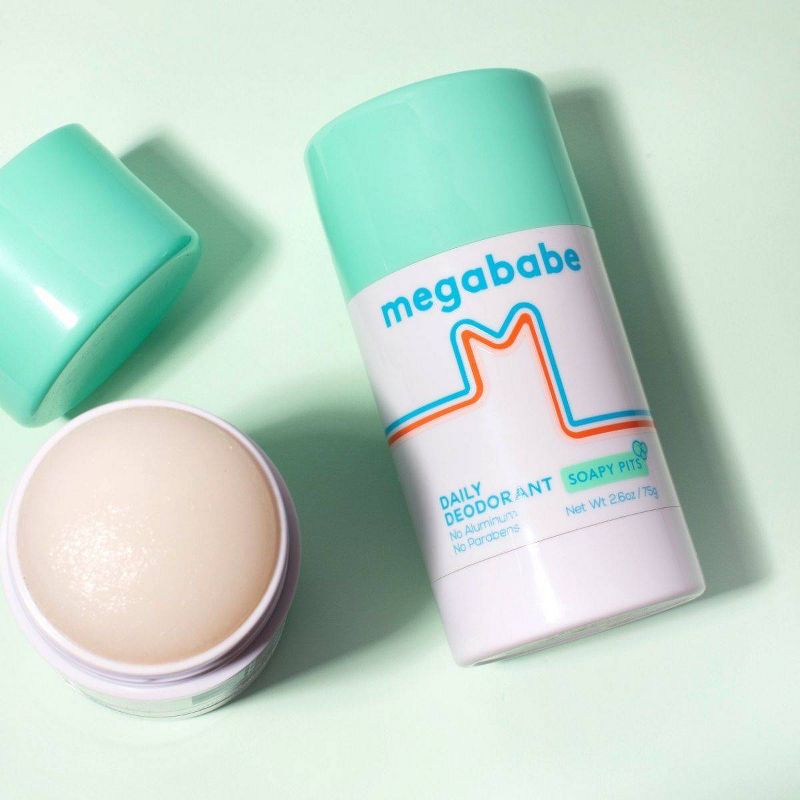 Megababe Soapy Pits Daily Deodorant - 2.6oz