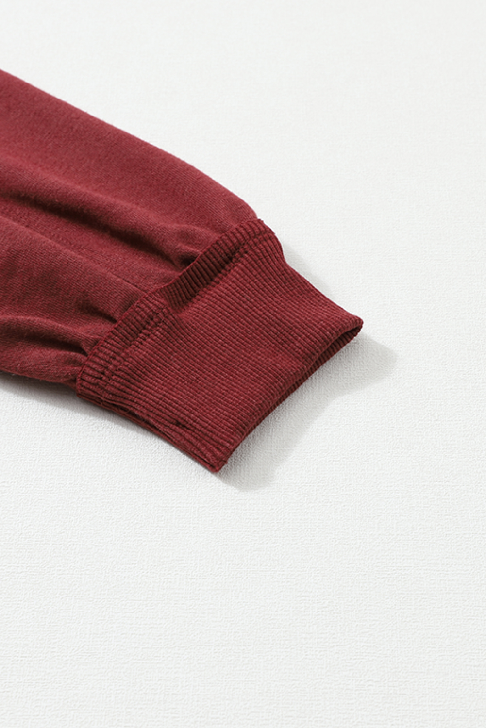 Red Mineral Wash Twist Backless Oversized Sweatshirt