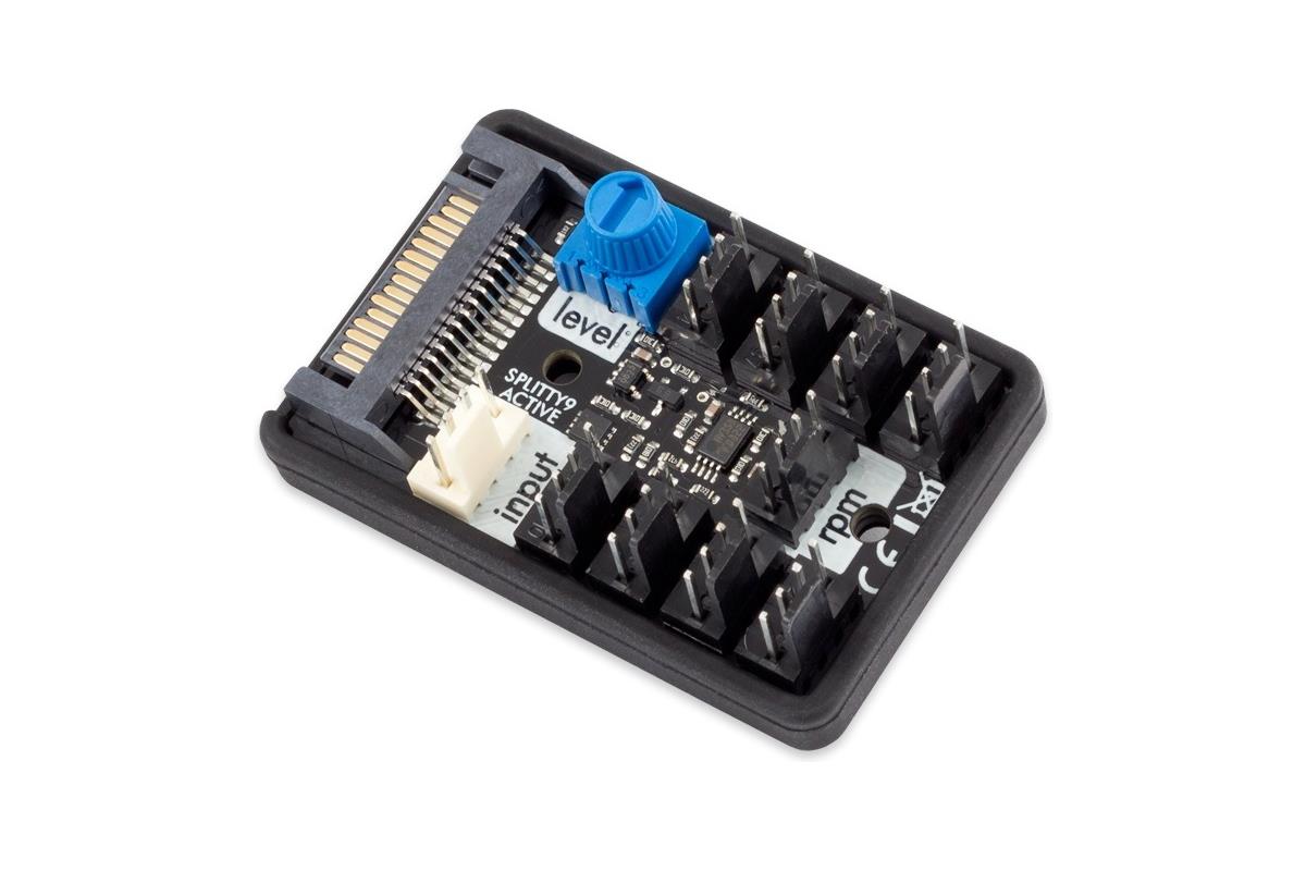 Aquacomputer SPLITTY9 ACTIVE Splitter (53283)