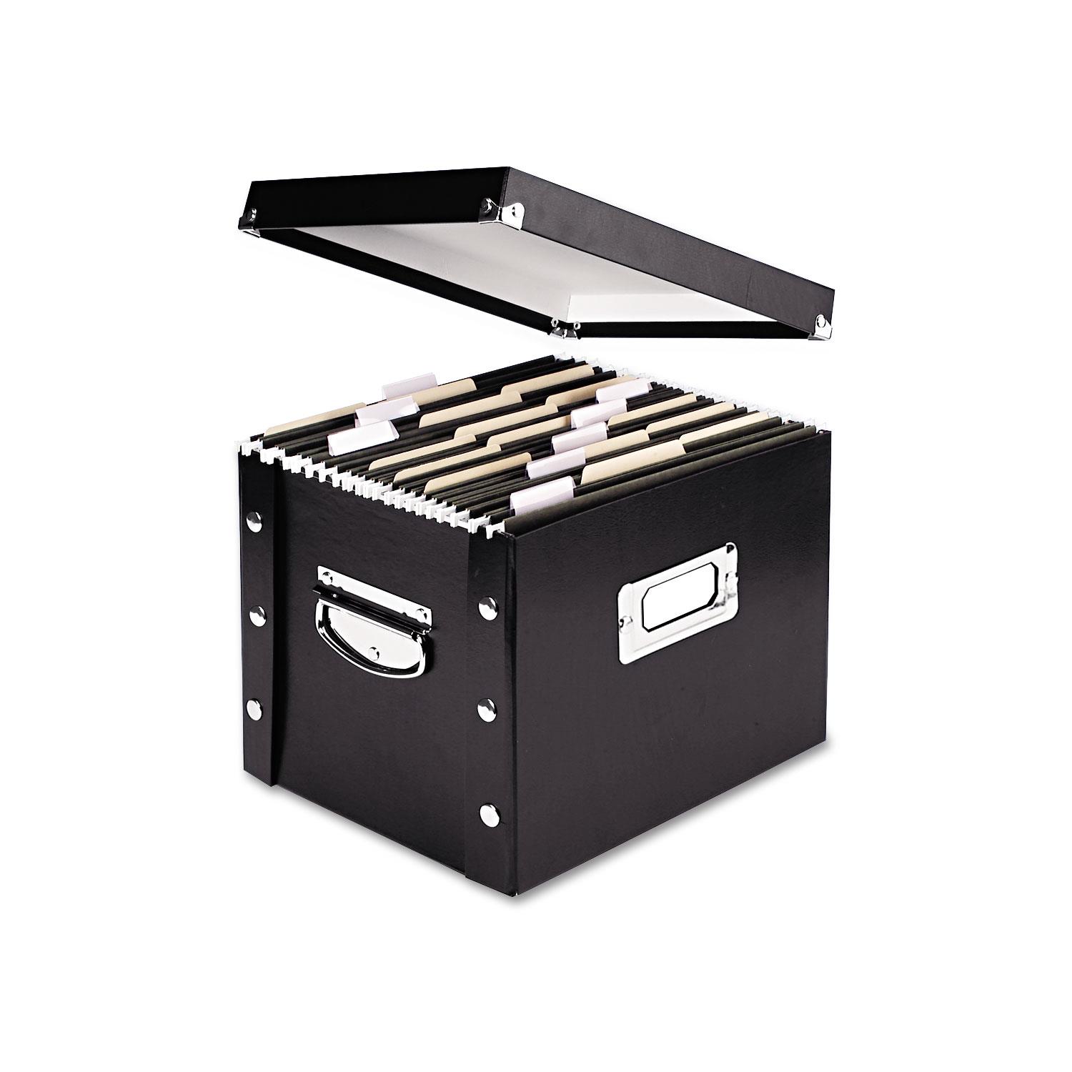 Snap-N-Store Snap N Store Storage Box Letter/Legal 16 1/4 x 9 3/4 x 13 1/4 Black