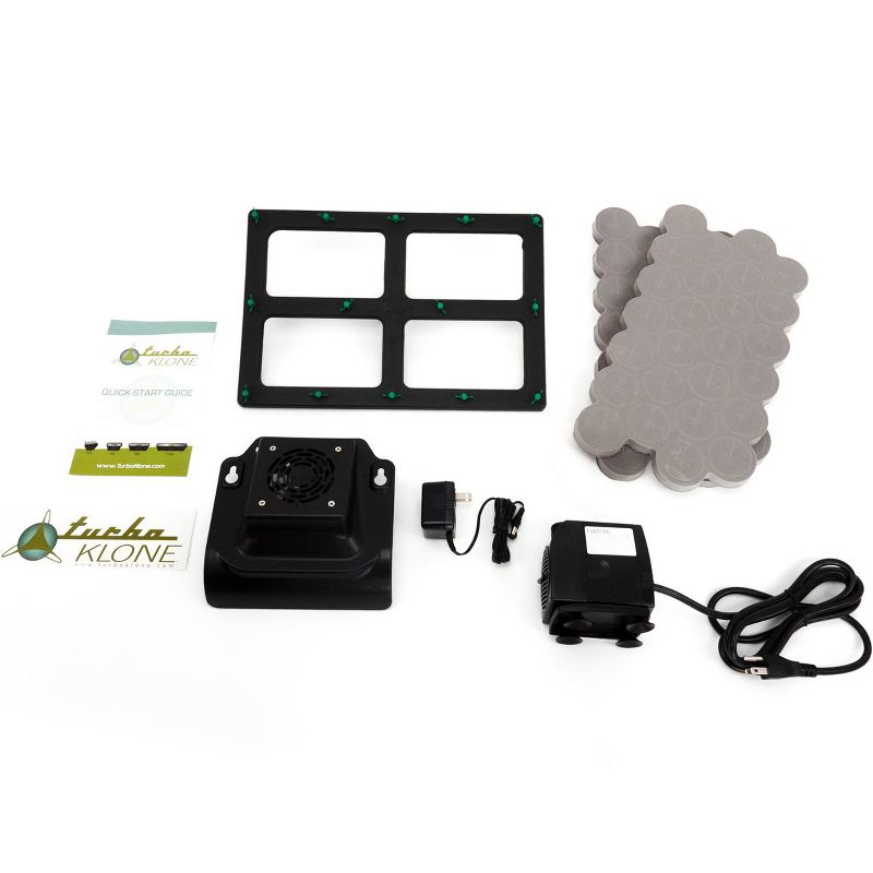 TurboKlone T48D Black Label Commercial Grade 48 Plant Cloner System with Humidity Dome and Built-In Cooling System