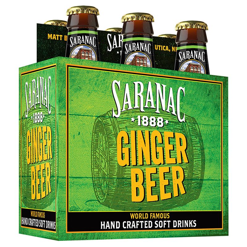 Saranac Ginger Beer - 6pk/12 fl oz Glass Bottles