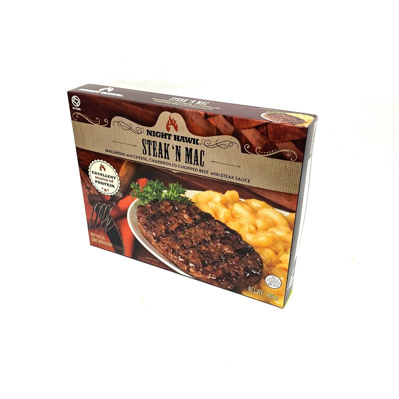 Night Hawk Frozen Steak 'n Mac - 7.05oz