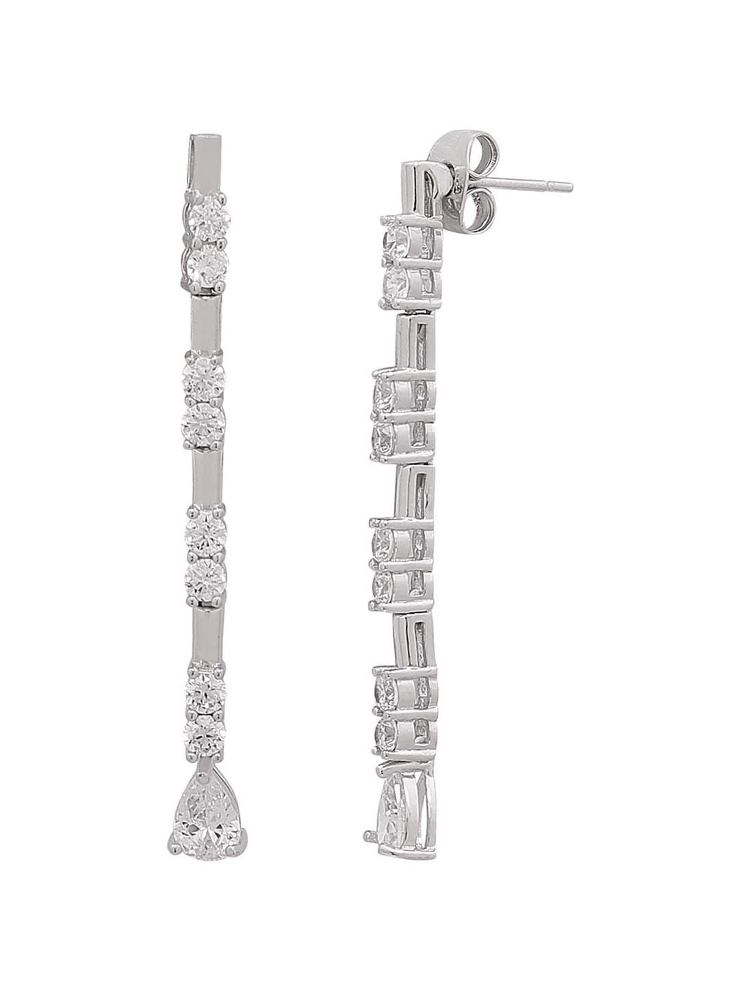 The Real Effect London 800 Silver Earrings for Women