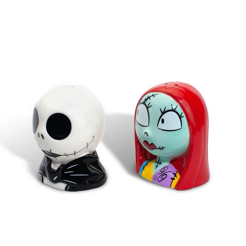 Seven20 OFFICIAL Nightmare Before Christmas Salt & Pepper Shakers | Jack & Sally Set