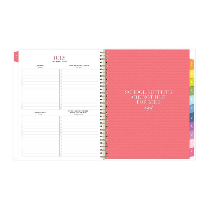 2021-22 Academic Planner 8.5" x 11" Flexible Cover Weekly/Monthly Wirebound Skinny Mini - The Home Edit