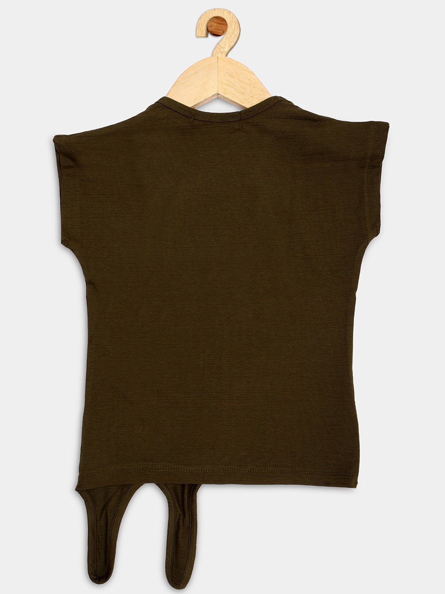 ZIAMA Kids Olive Printed Top