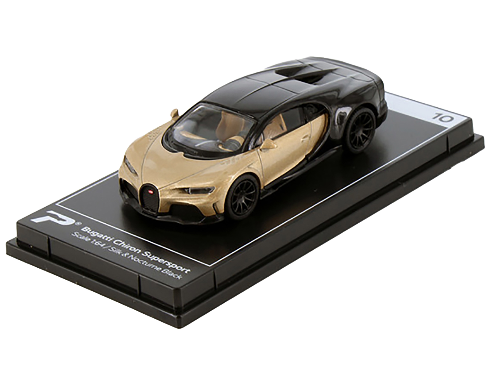 Bugatti Chiron Italian Red and Nocturne Black 1/12 Model Car by Autoart