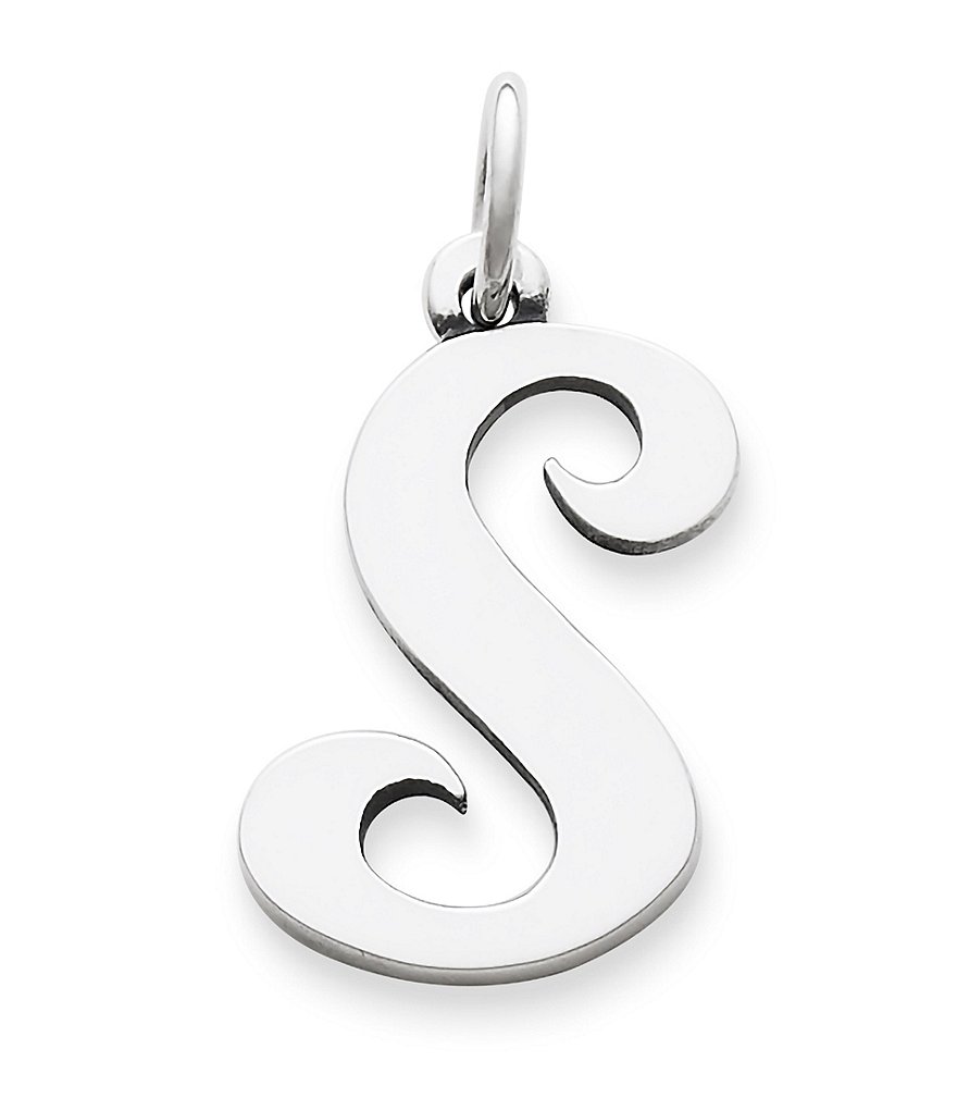 James Avery Large Script Initial Pendant