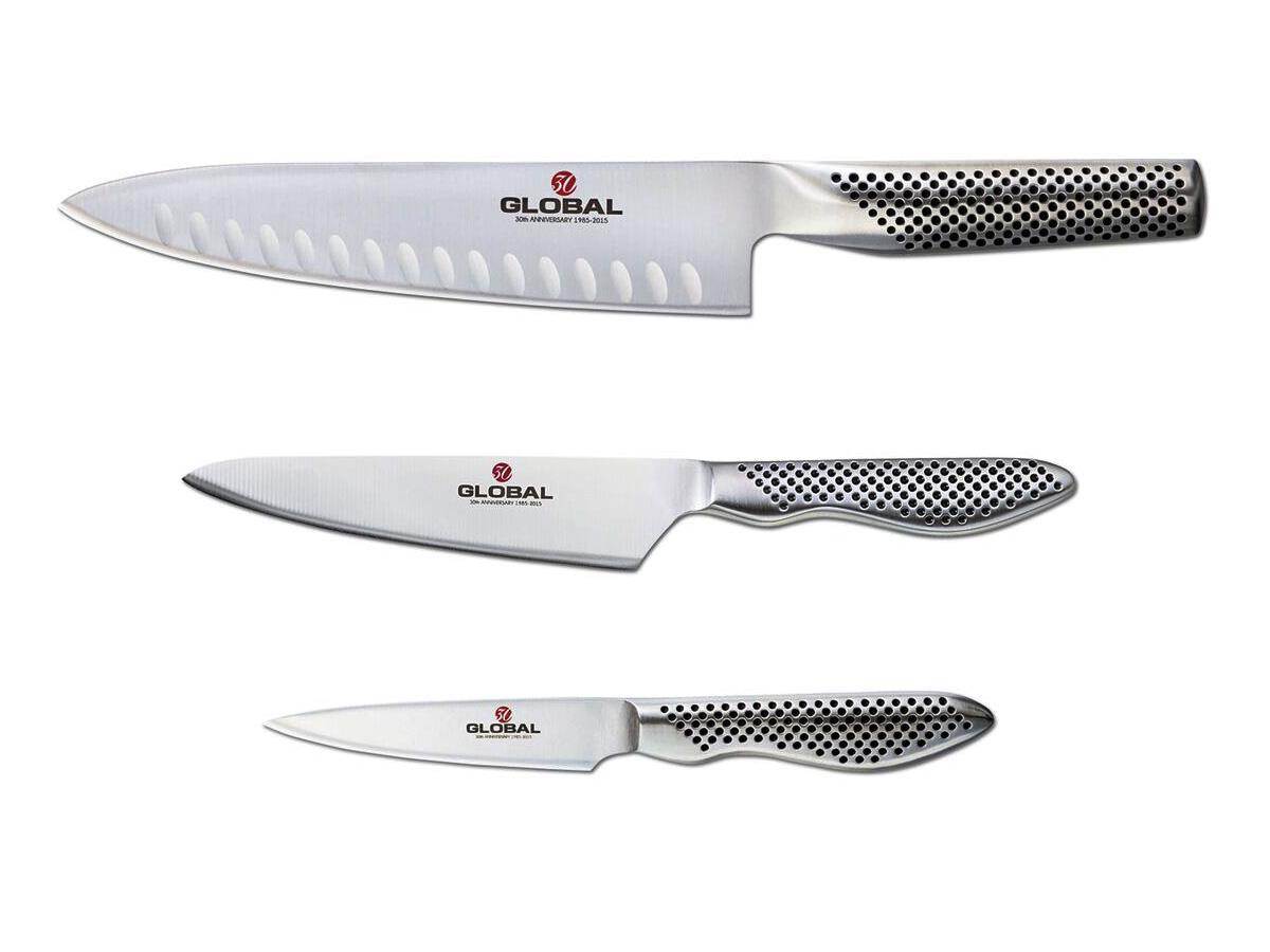 Global 30th Anniversary Knife Set, 3-piece