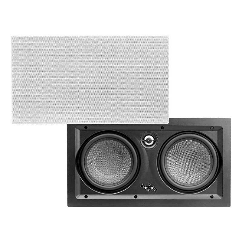 6.5&rdquo; Trimless in-Wall LCR Speaker - Dual Woofers & Dome Tweeter, Single - IW650LCR