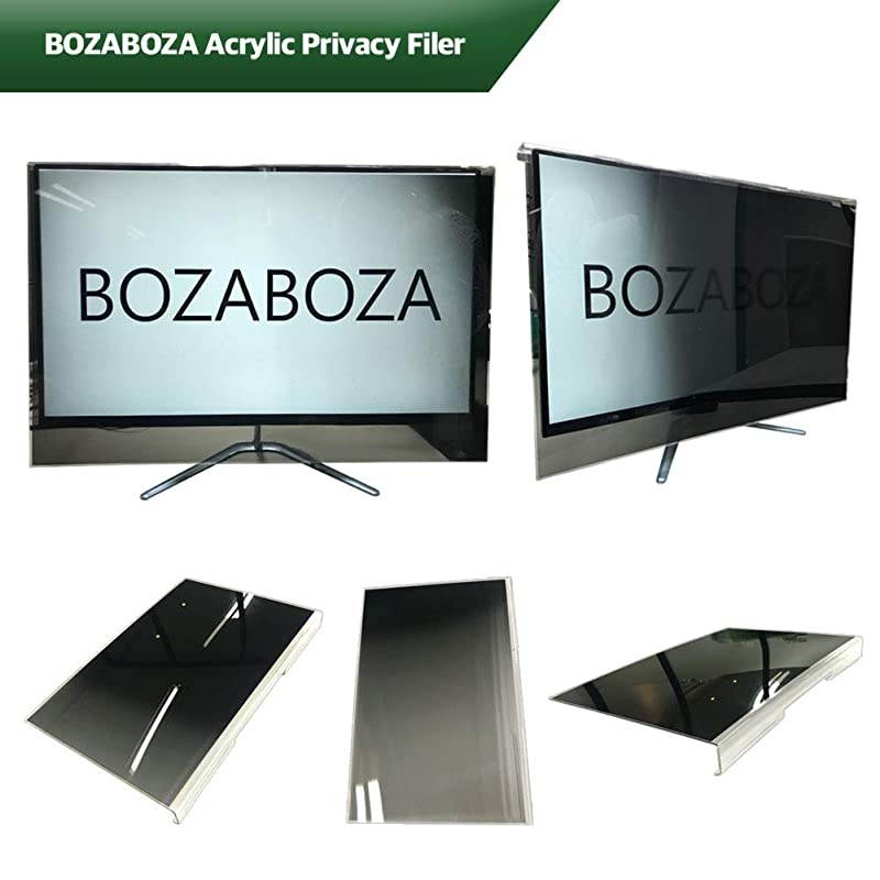 Easy OnOff Privacy Filter 19 Removable Acrylic for 19 Universal Diagonally Measured 4 3 Aspect Ratio Privacy Screen for Laptop Notebook Monitor