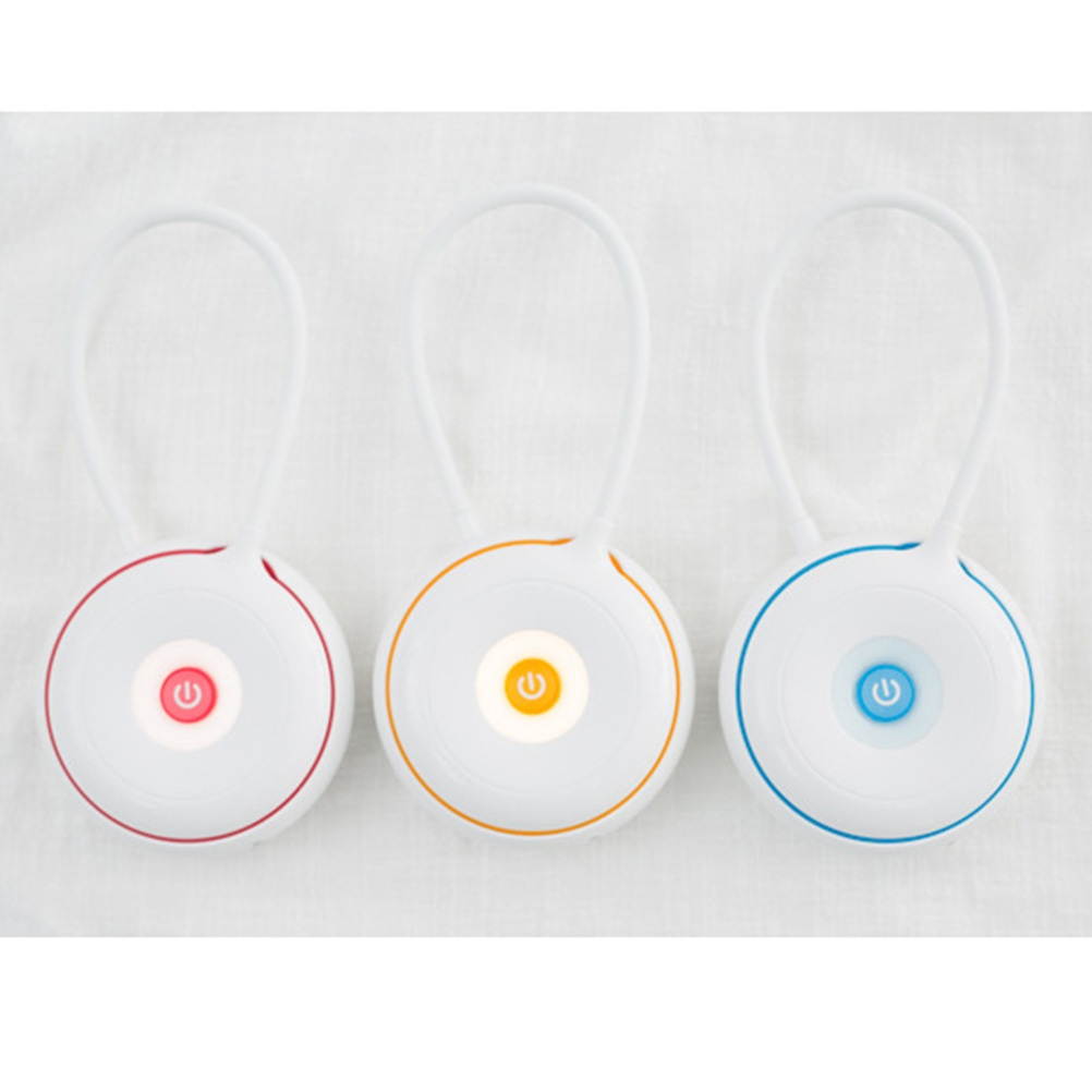 Multi-functional Handheld Light Rechargeable LED Camping Reading Night Dimming Lamp for Home Office Outdoor (Orange)