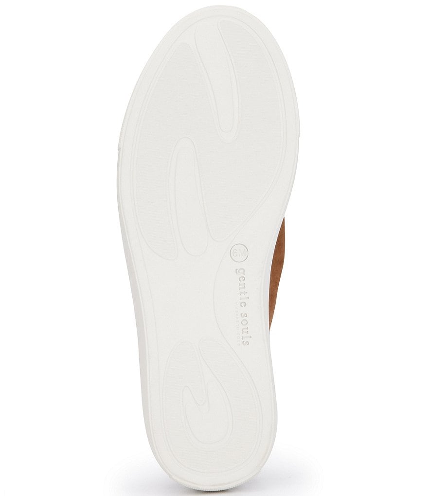 Gentle Souls Rory Suede Deconstructed Slip-On Sneakers