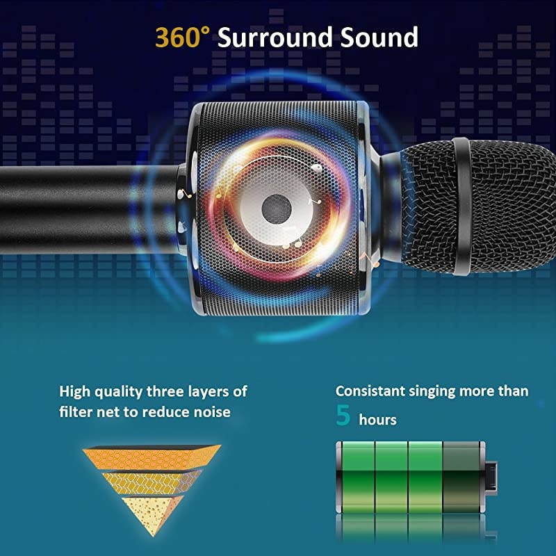 Mini Portable Vocal/Instrument Microphone For Mobile phone laptop Notebook Apple iPhone Sumsung Android With Holder Clip - Pink