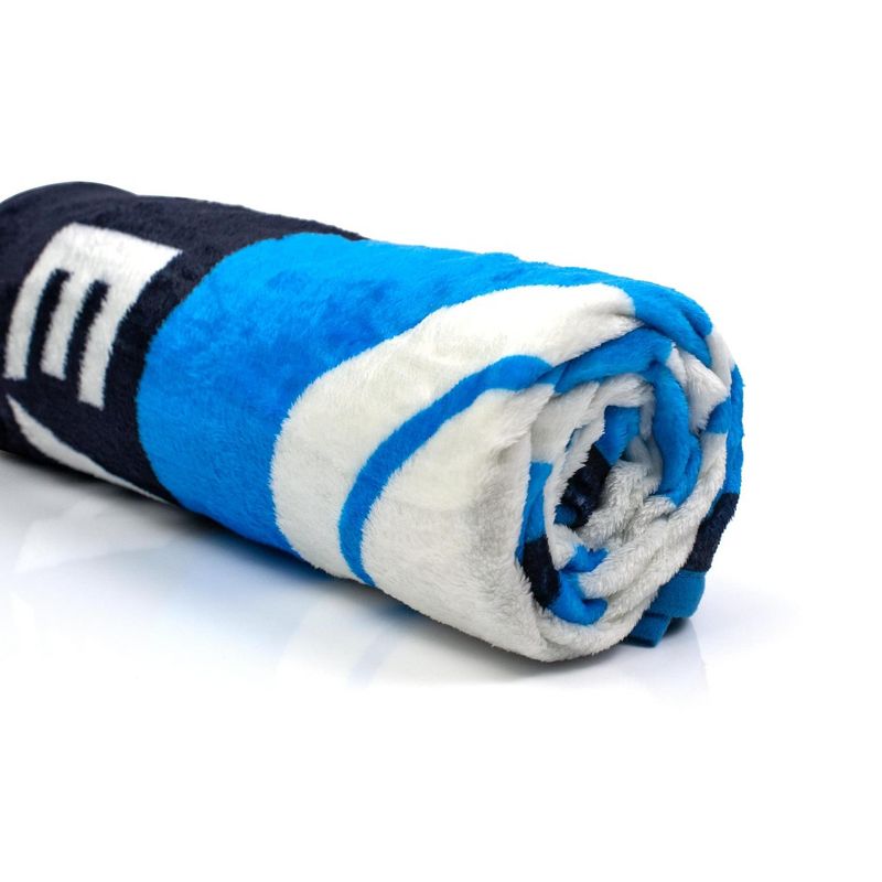 Just Funky Eat Sleep Game Repeat Large Gamer Fleece Throw Blanket | 60 x 45 Inches